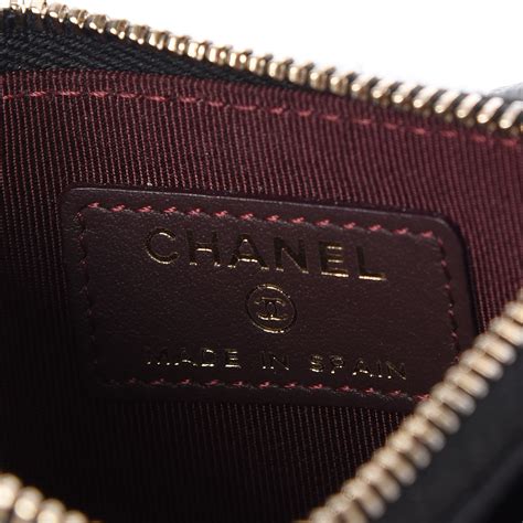 replica chanel key holder|chanel card holder zip around.